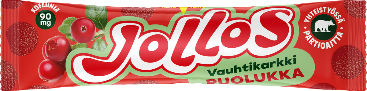 Jollos Vauhtikarkki - yksittäinen (1x52g)