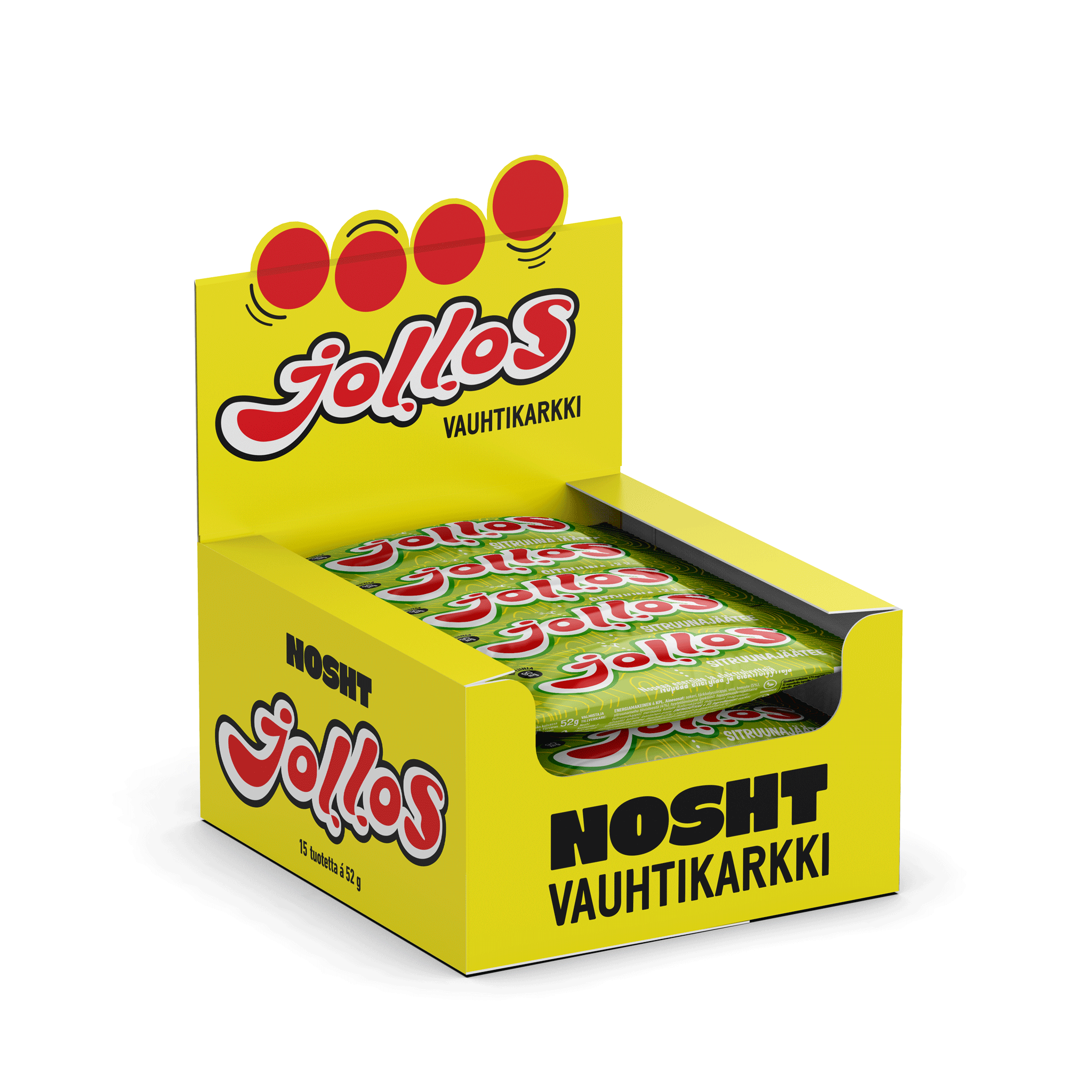 Jollos Vauhtikarkki Laatikko 15x52g Nosht jollos-vauhtikarkki-laatikko-15x52g-nosht